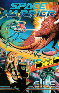 Space Harrier Amstrad CPC US box art